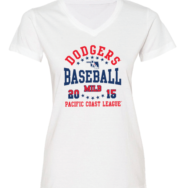 womens dodgers baseball tee